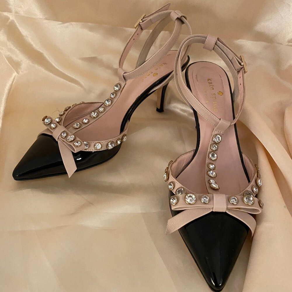 KATE SPADE NEW YORK LYDIA Jewel Pumps Black